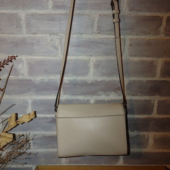 Kate Spade Crossbody Small Henderson Messenger Bag Cream Cement Ivory Offwhite - Picture 13 of 16